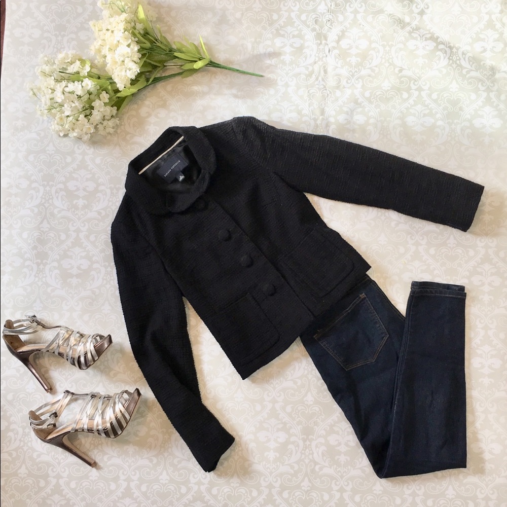 BANANA REPUBLIC ⚜️ Black Tweed Blazer